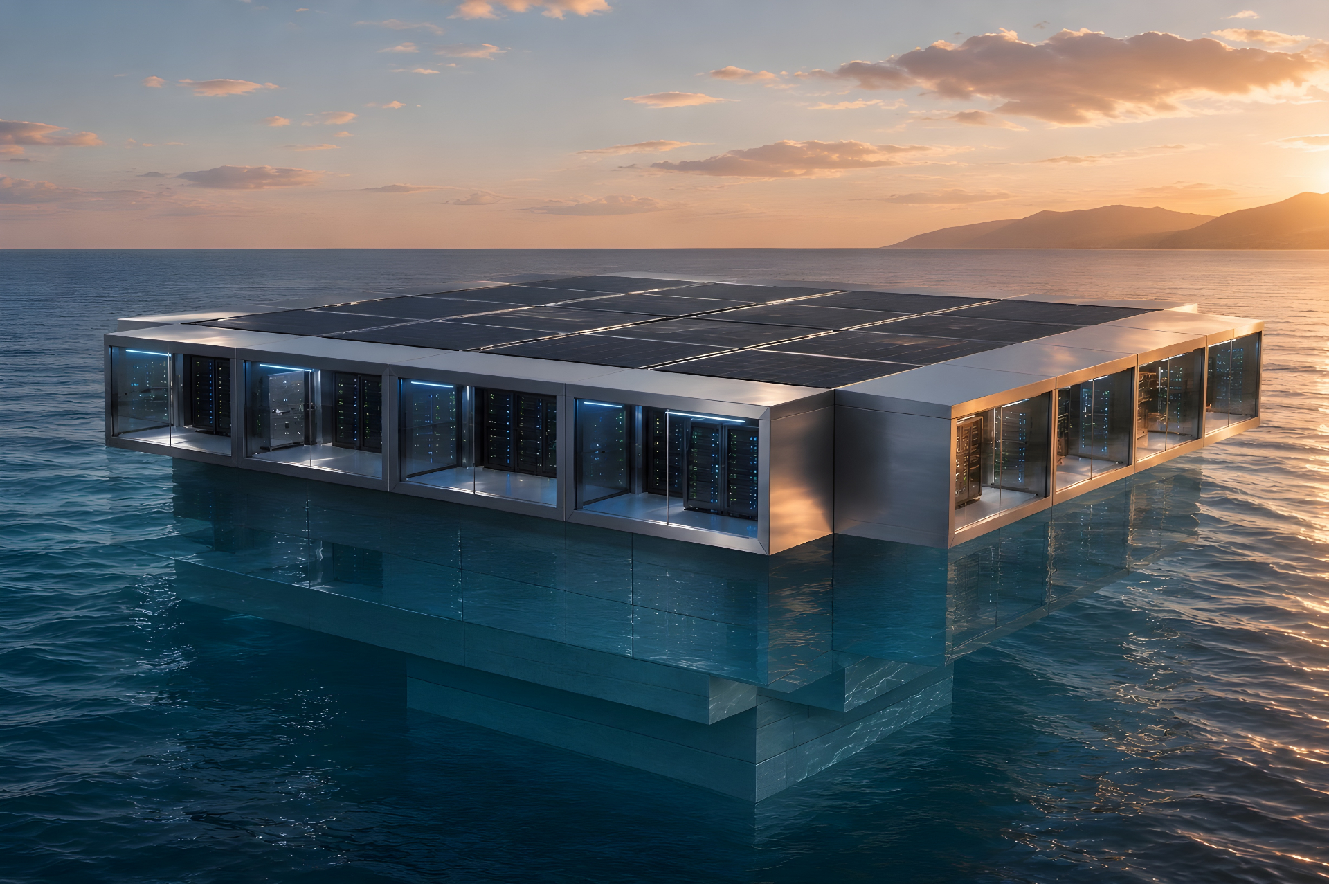SpaceXity floating data center